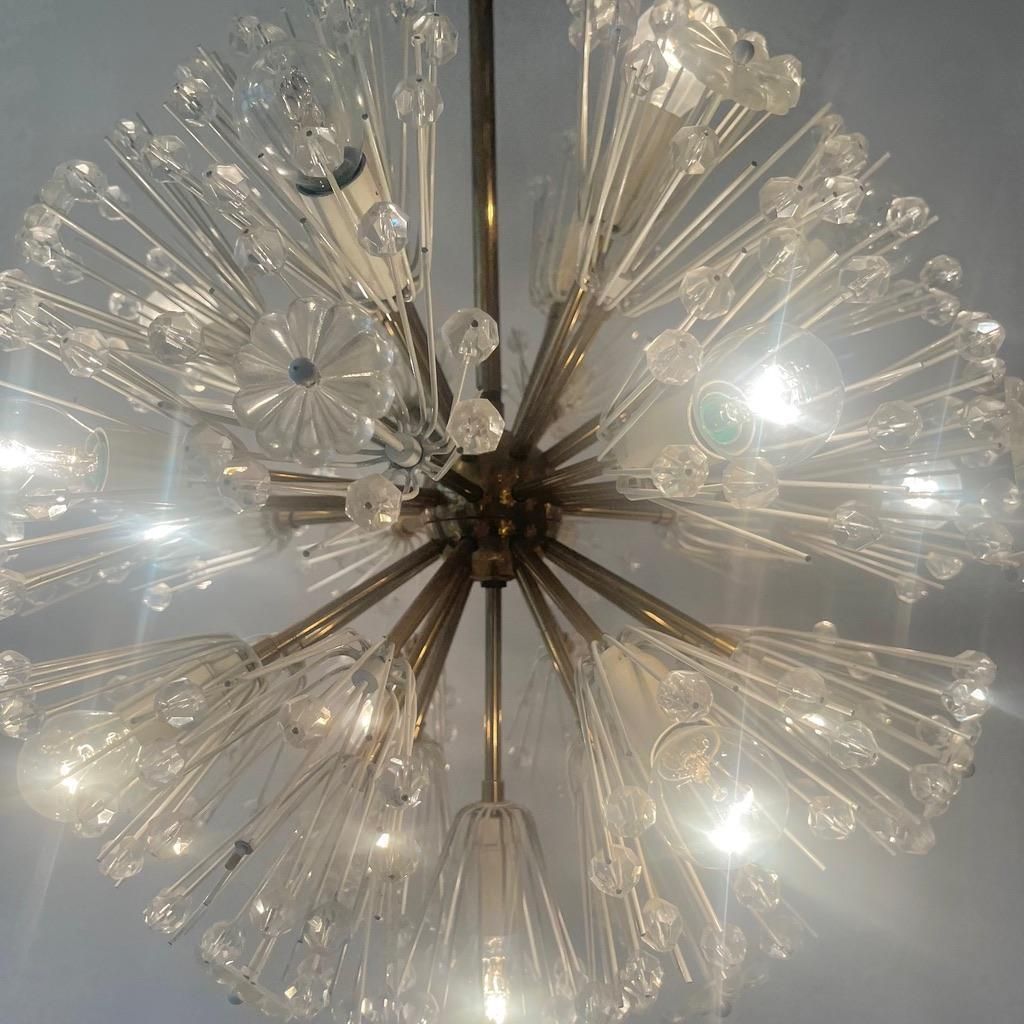 Snowflake Crystal Sputnik Chandelier By Emil Stejnar, Rupert Nikoll, Ca. 1960s photo 2475.0