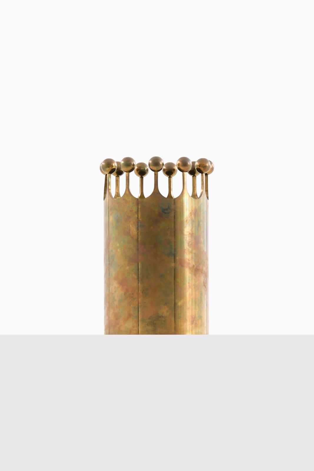 Rare Brass Vase By Pierre Forssell, 1950s photo furniture