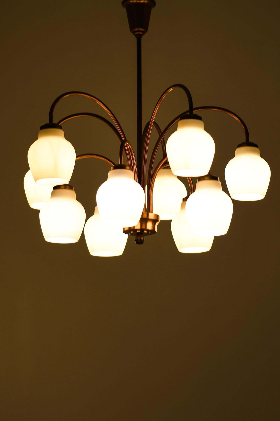 Ceiling Lamp By Ansgar Fog & Erik Mørup, 1940s photo vinterior