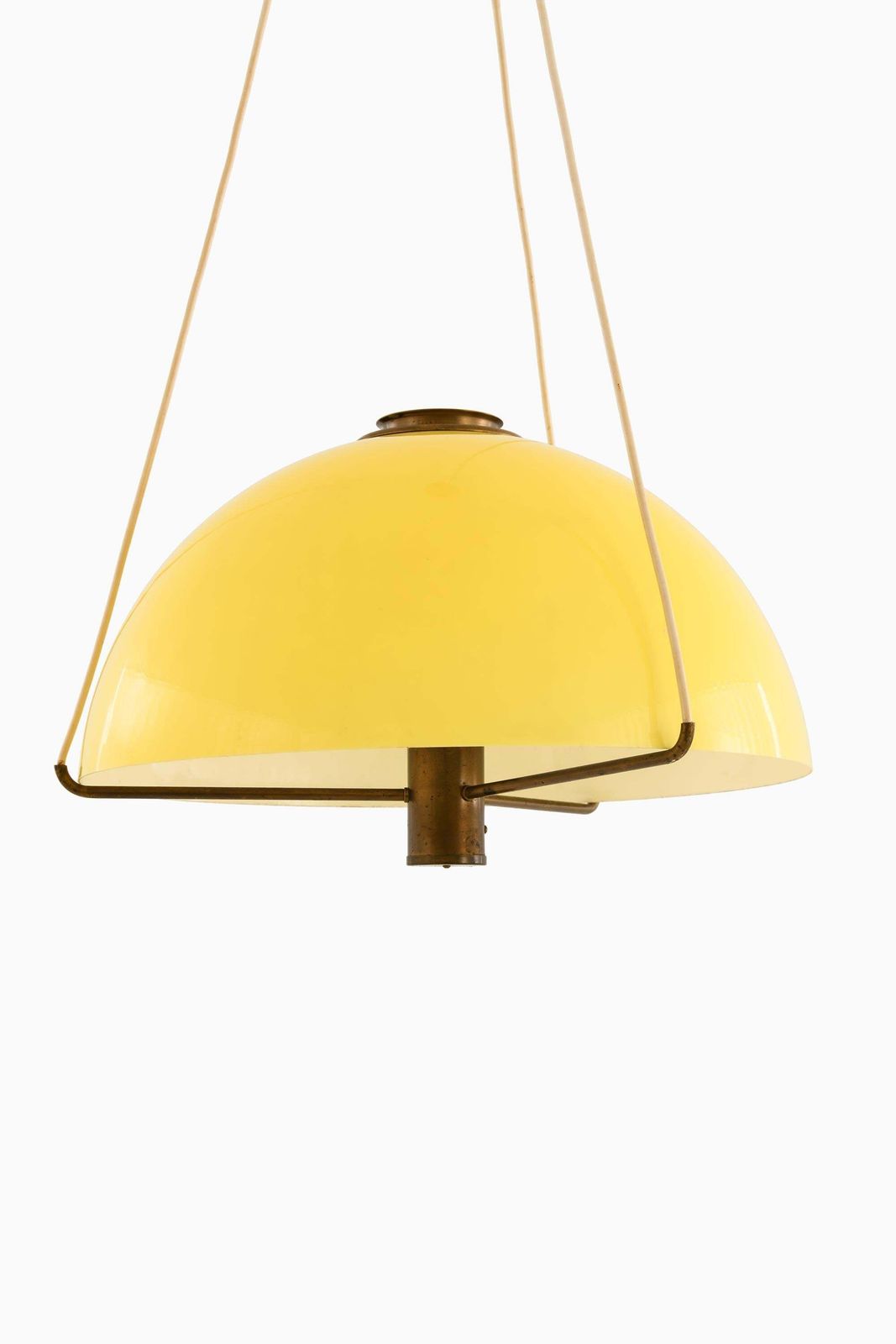 Rare Yellow Acrylic Ceiling Lamp By Anders Pehrson, 1960s photo for sale
