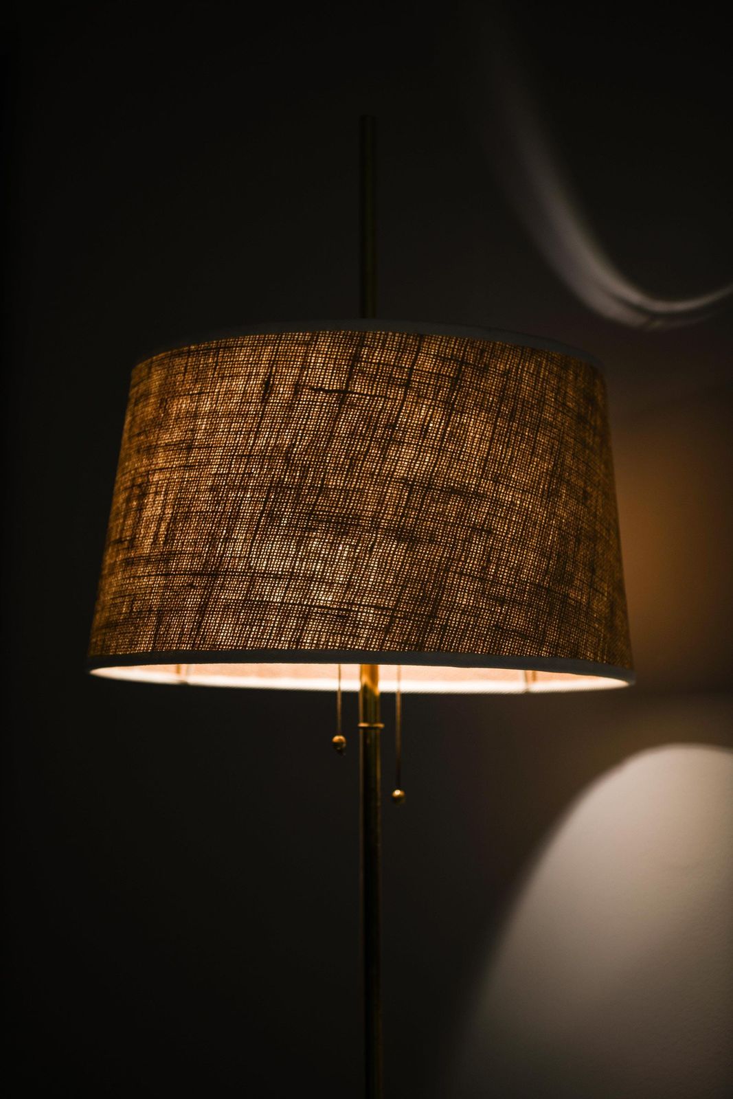 Very Rare Floor Lamp, Model G89 By Hans Agne Jakobsson, 1950s photo vinterior