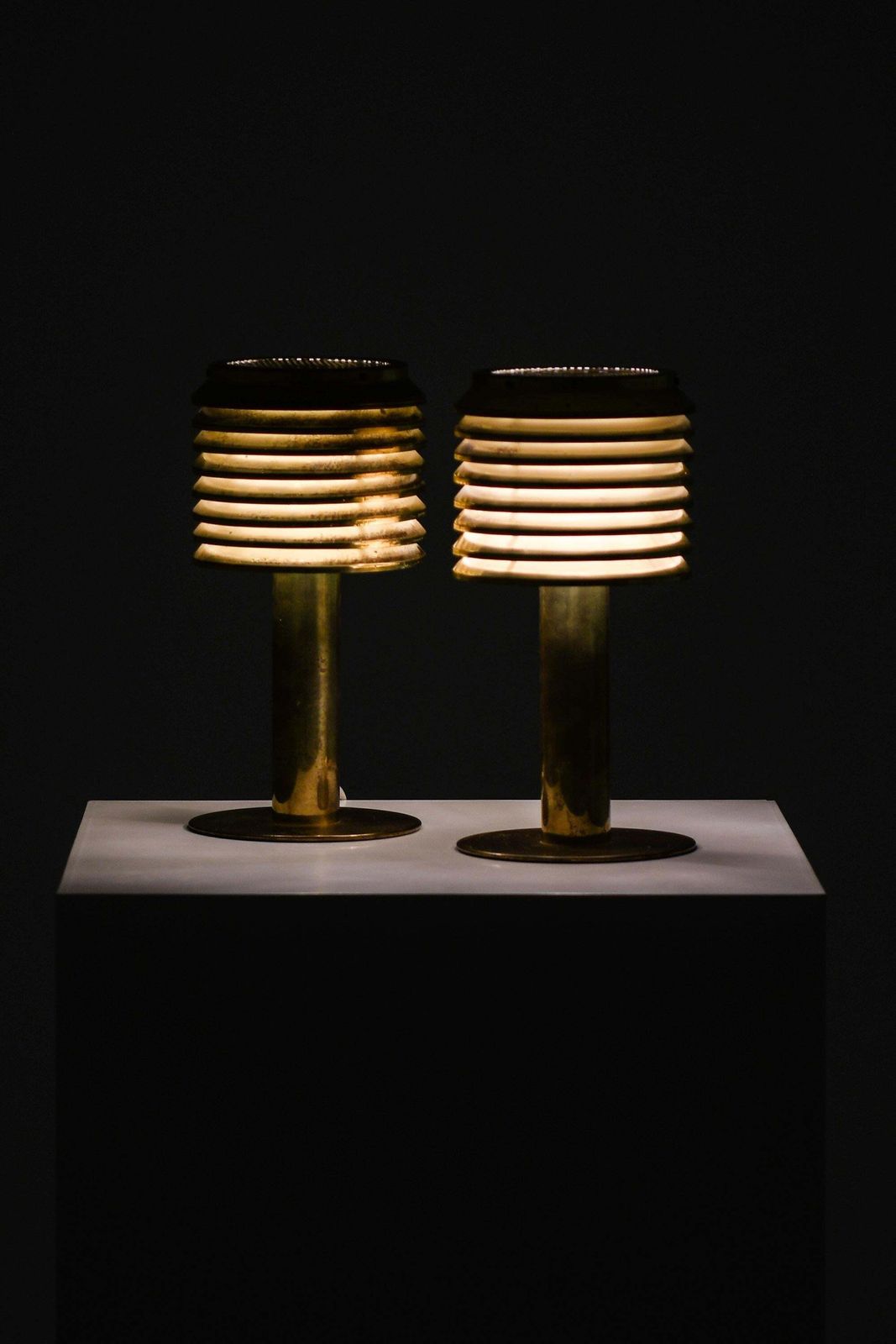 Pair Of Rare Table Lamps, Model B 142 By Hans Agne Jakobsson, 1950s photo 14582.0