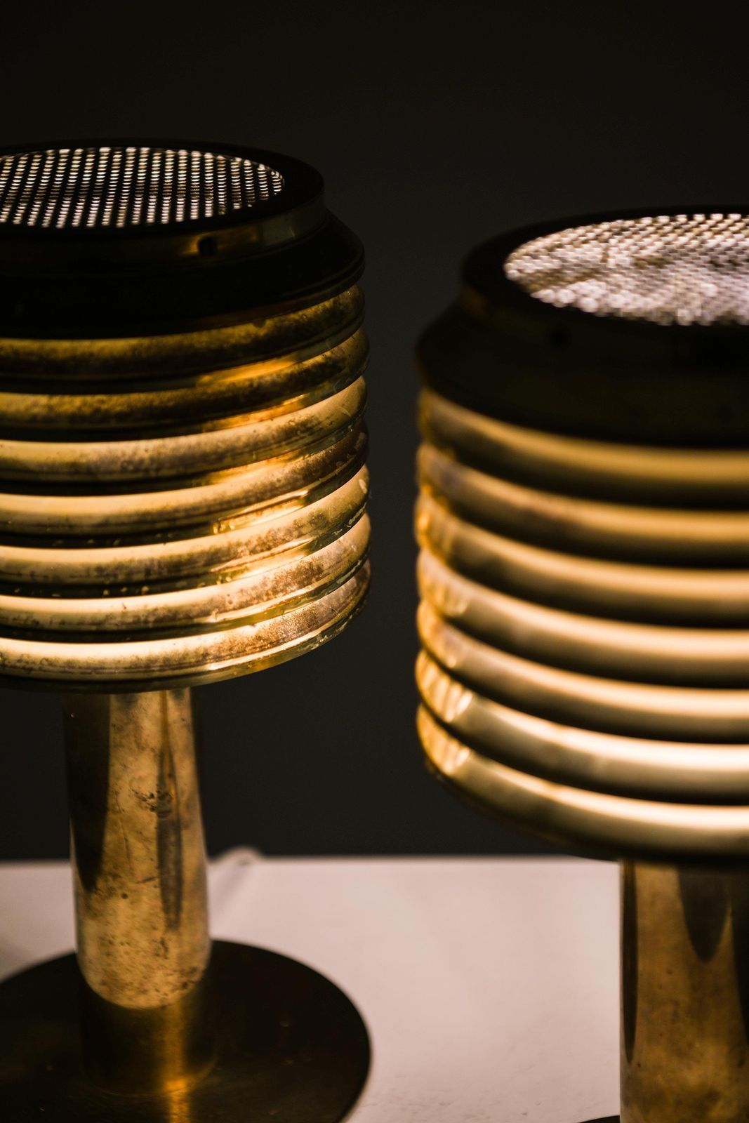 Pair Of Rare Table Lamps, Model B 142 By Hans Agne Jakobsson, 1950s photo buy