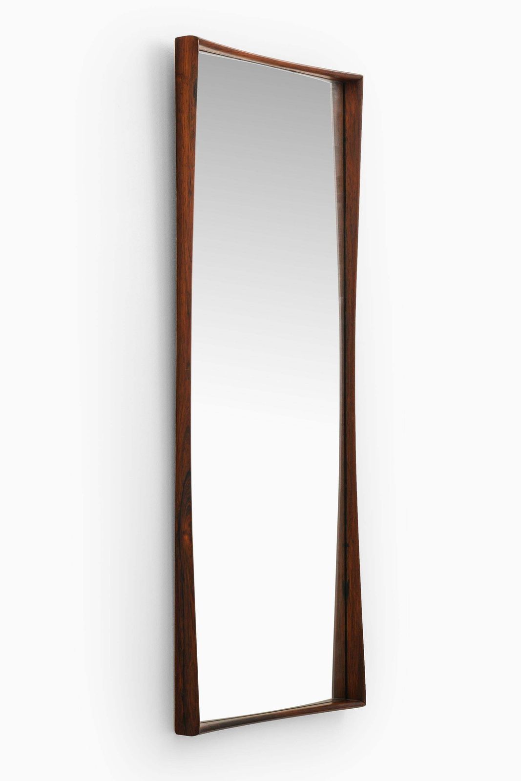 Rare Mirror With Rosewood Frame By Rimbert Sandholt, 1950s photo furniture
