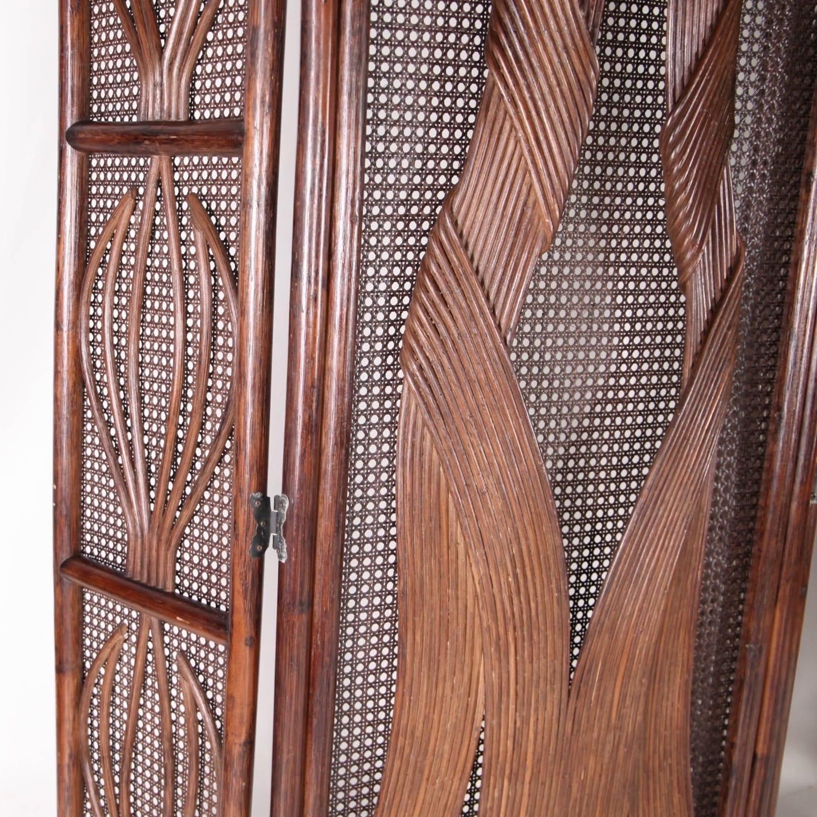 Pair Of Rattan Folding Screens photo Home Decor