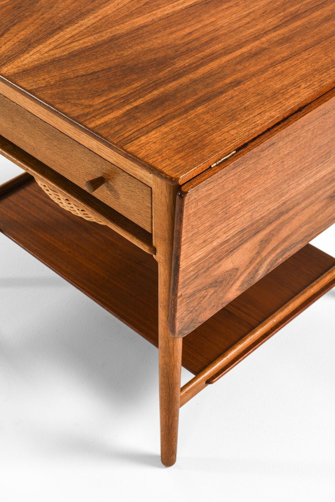 Rare Side Or Sewing Table, Model At 33 By Hans Wegner, 1950s photo 4861.0