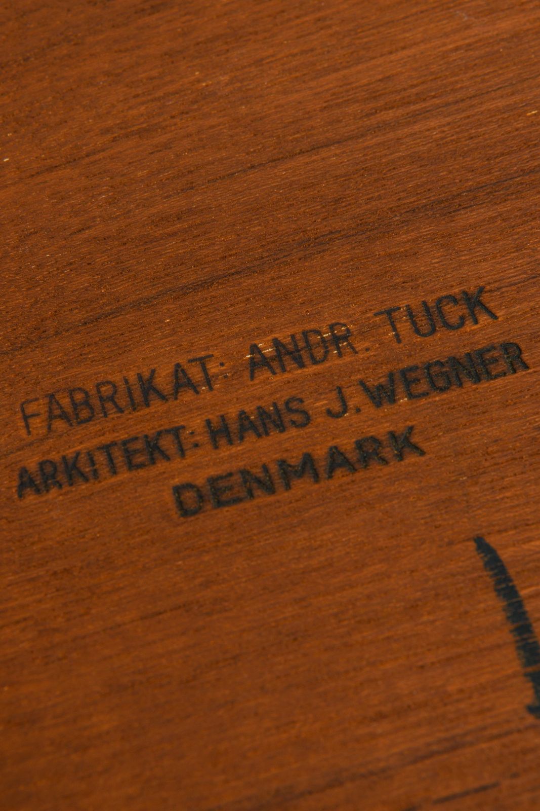 Rare Side Or Sewing Table, Model At 33 By Hans Wegner, 1950s photo vintage