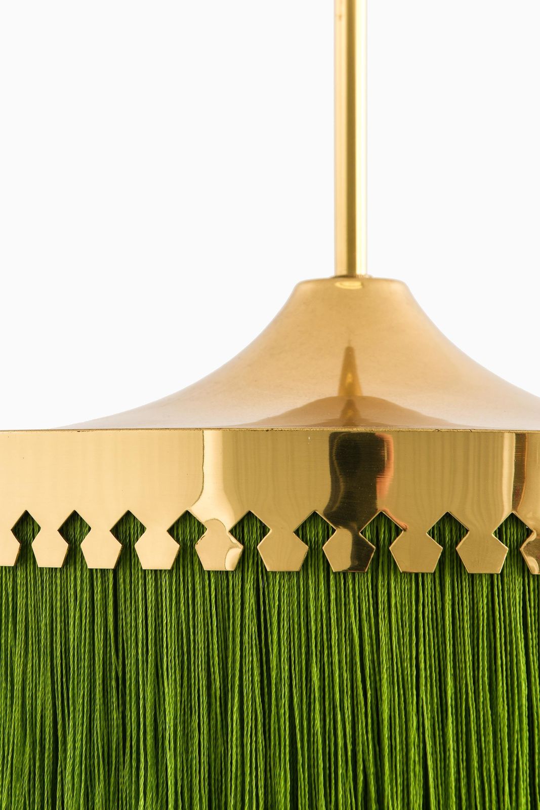 Ceiling Lamp, Model T 601/M, In Silk And Brass By Hans Agne Jakobsson, 1965 photo for sale