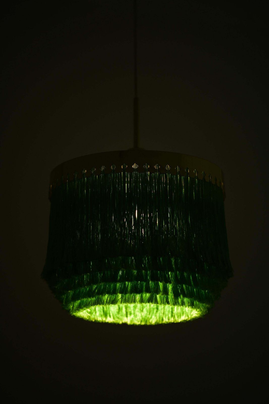 Ceiling Lamp, Model T 601/M, In Silk And Brass By Hans Agne Jakobsson, 1965 photo 2916.0