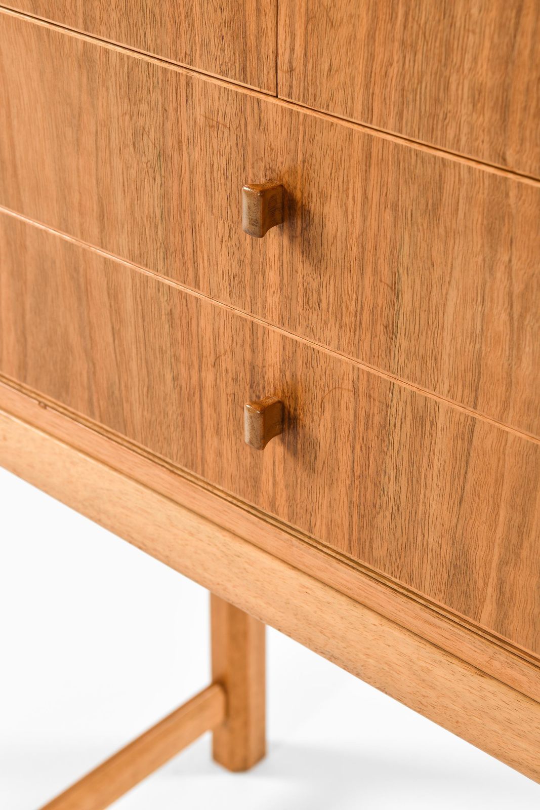 Cabinet, Model Lillbo, In Walnut By Carl Malmsten, 1950s photo vintage
