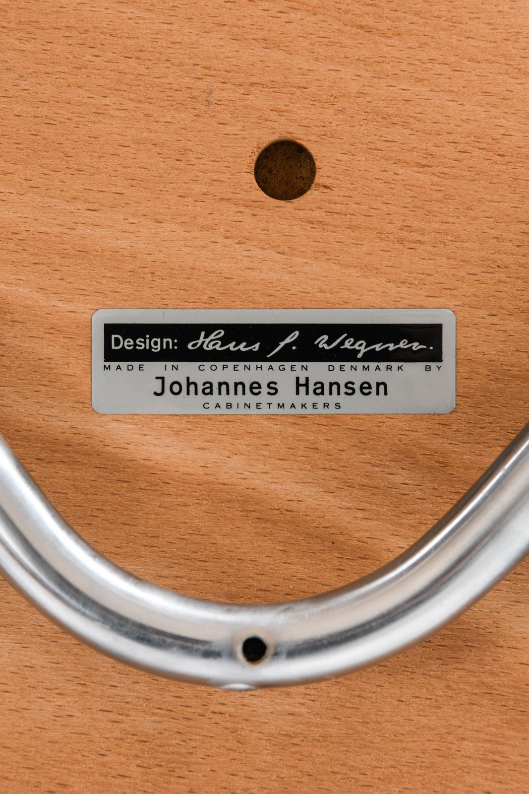 Set Of Six Armchairs, Model Jh 701, In Birch And Steel By Hans J. Wegner, 1960s photo buy