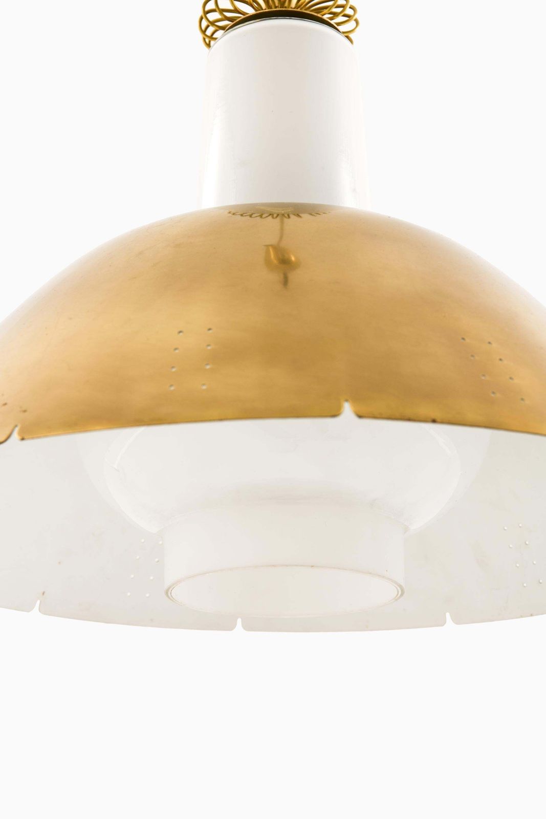 Pair Of Ceiling Lamps, Model K2 20, In Brass By Paavo Tynell, 1950s photo furniture