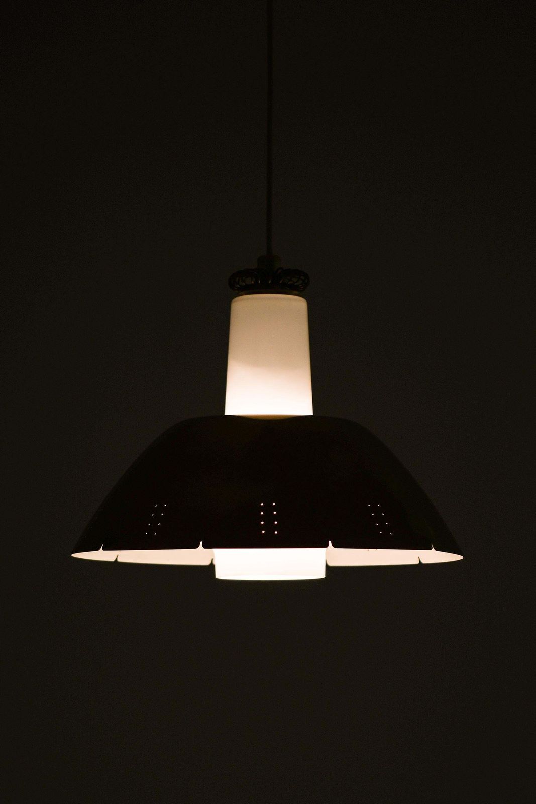 Pair Of Ceiling Lamps, Model K2 20, In Brass By Paavo Tynell, 1950s photo 23257.0