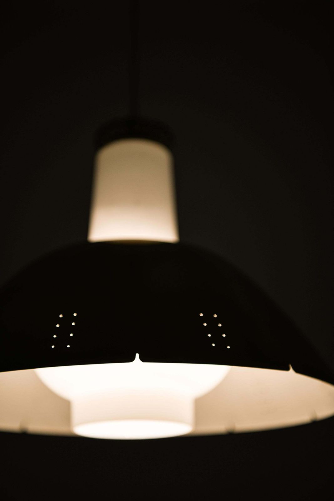 Pair Of Ceiling Lamps, Model K2 20, In Brass By Paavo Tynell, 1950s photo vintage