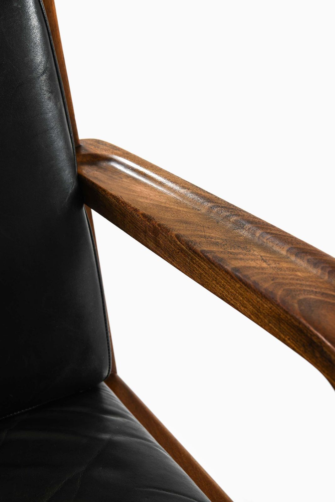 Armchair In Mahogany And Leather By Tove & Edvard Kindt Larsen, 1930s photo buy
