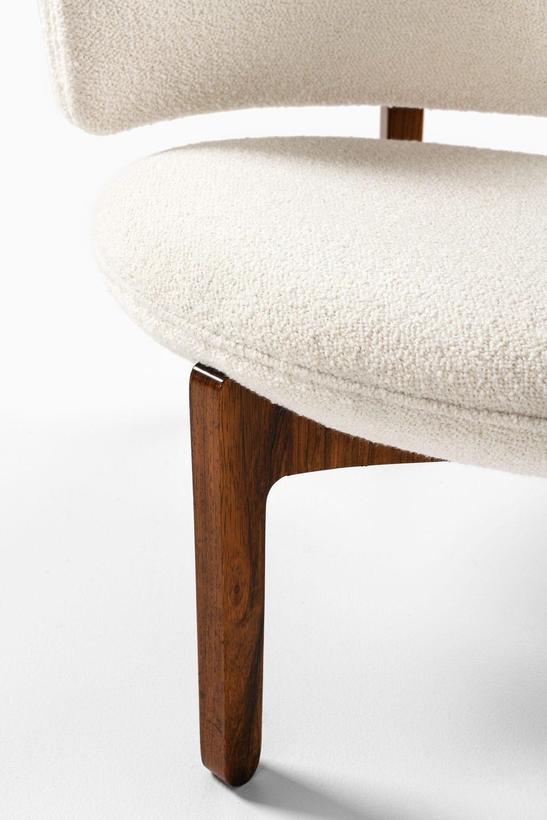 Pair Of Easy Chairs And Stool In Rosewood Designed By Sven Ellekær, 1962 photo Furniture