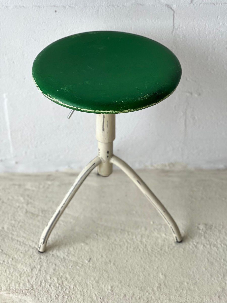 photo furniture Vintage Industriële Kruk, Jaren 1970