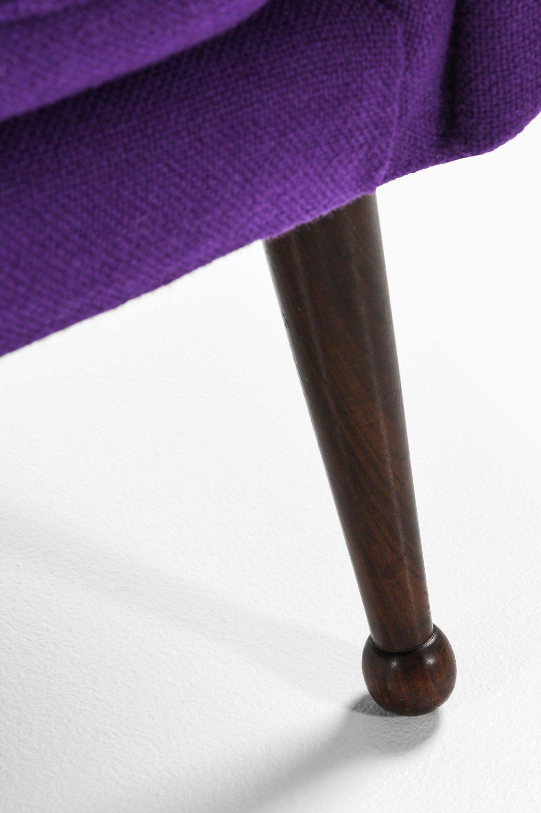 photo furniture Easy Chair In Rosewood With Upholstered Kvadrat Fabric By Illum Wikkelsø, 1950's
