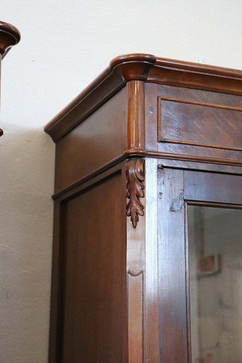 photo vinterior Antique Walnut Bookcases, 1800s, Set Of 2