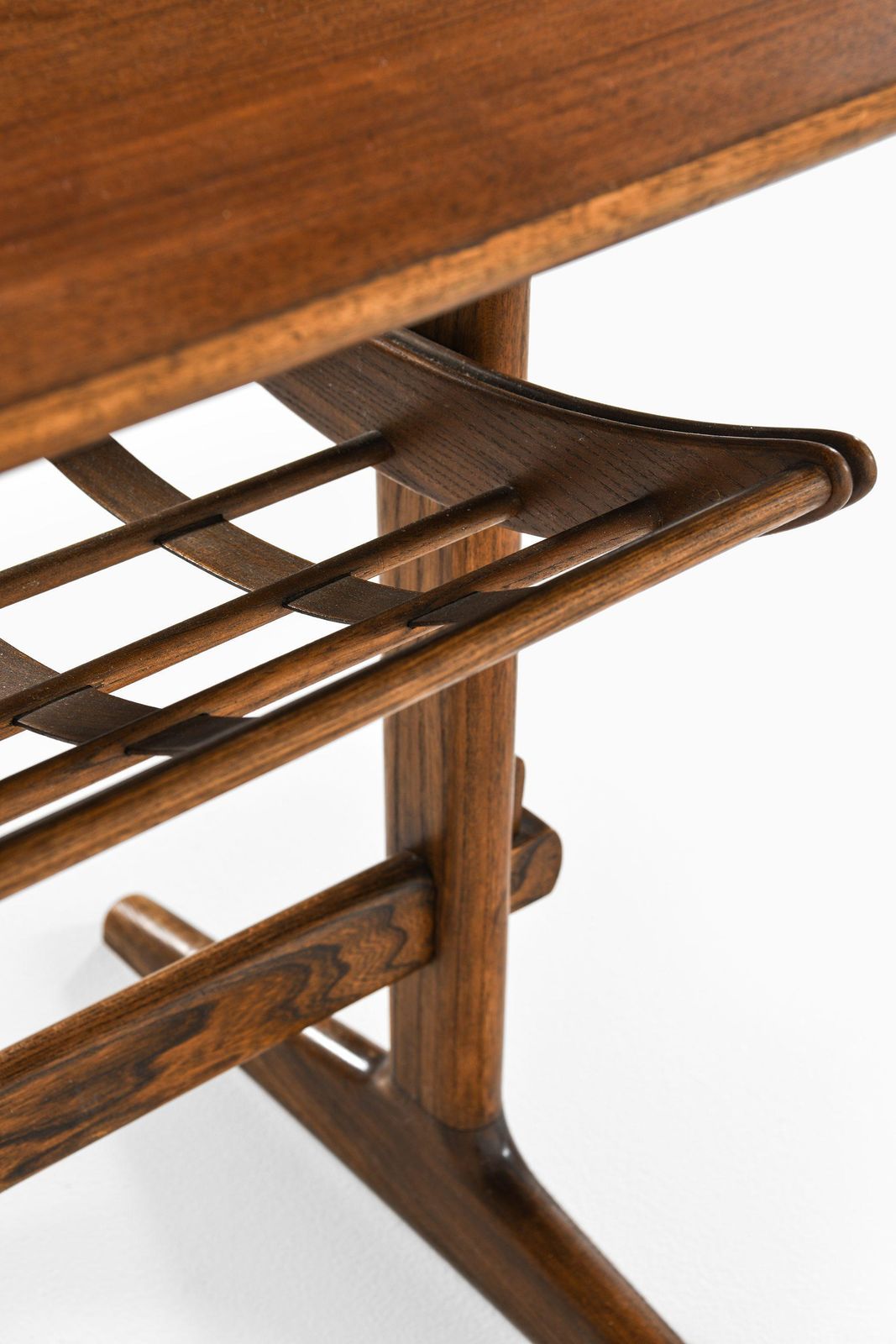Coffee Table In Stained Elm By Frits Henningsen, 1950's photo Furniture