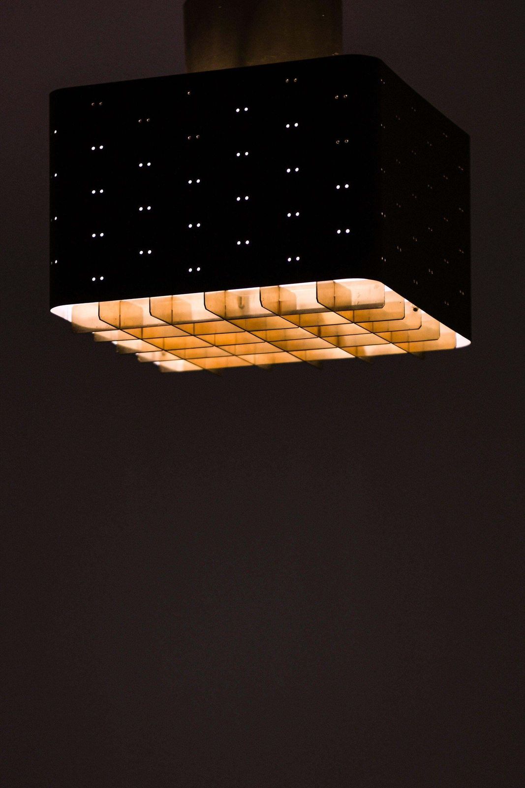 Lamps / Flush Mounts In Black Lacquered Metal And Brass By Paavo Tynell, 1950's photo 8263.0