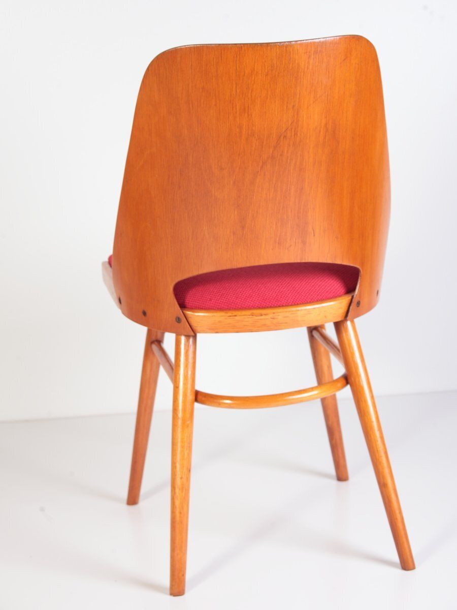Mid Century Dining Chairs By Oswald Heardtl For Ton, 1960s, Set Of 4 photo vinterior