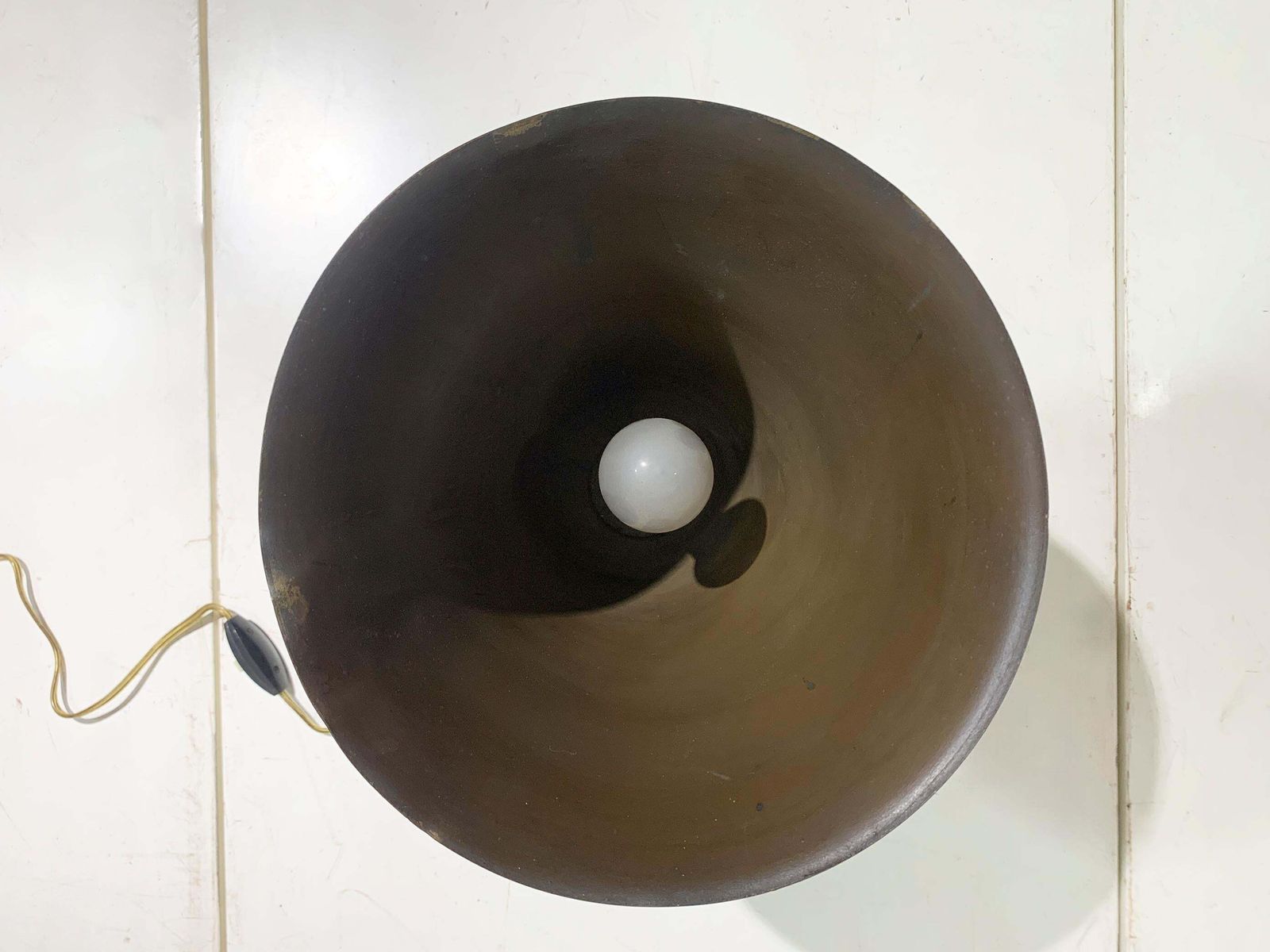 Art Deco "Poppy" Table Lamp, Signed "A. Ducobu", France, Circa 1930 photo vintage