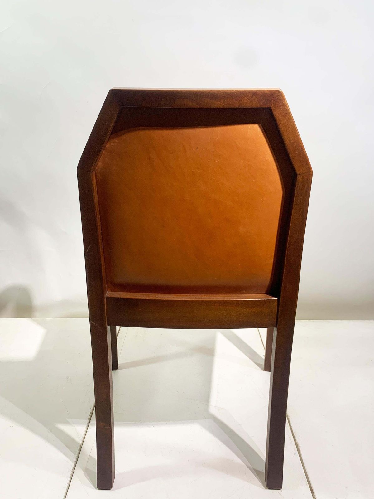 Pair Of Art Deco Bridge/ Armchairs, In Leather,  France, Circa 1930's photo vinterior