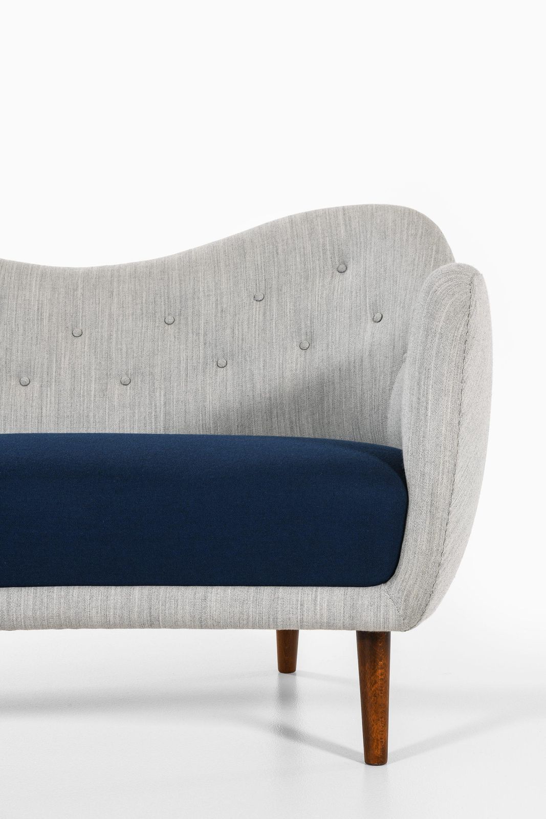 Sofa In Stained Beech Legs And Reupholstered By Finn Juhl, 1946 photo buy