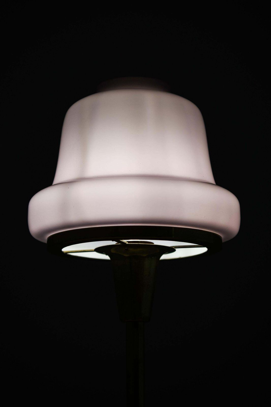 Table Lamp In Brass And Glass By Hans Agne Jakobsson, 1950's photo vinterior
