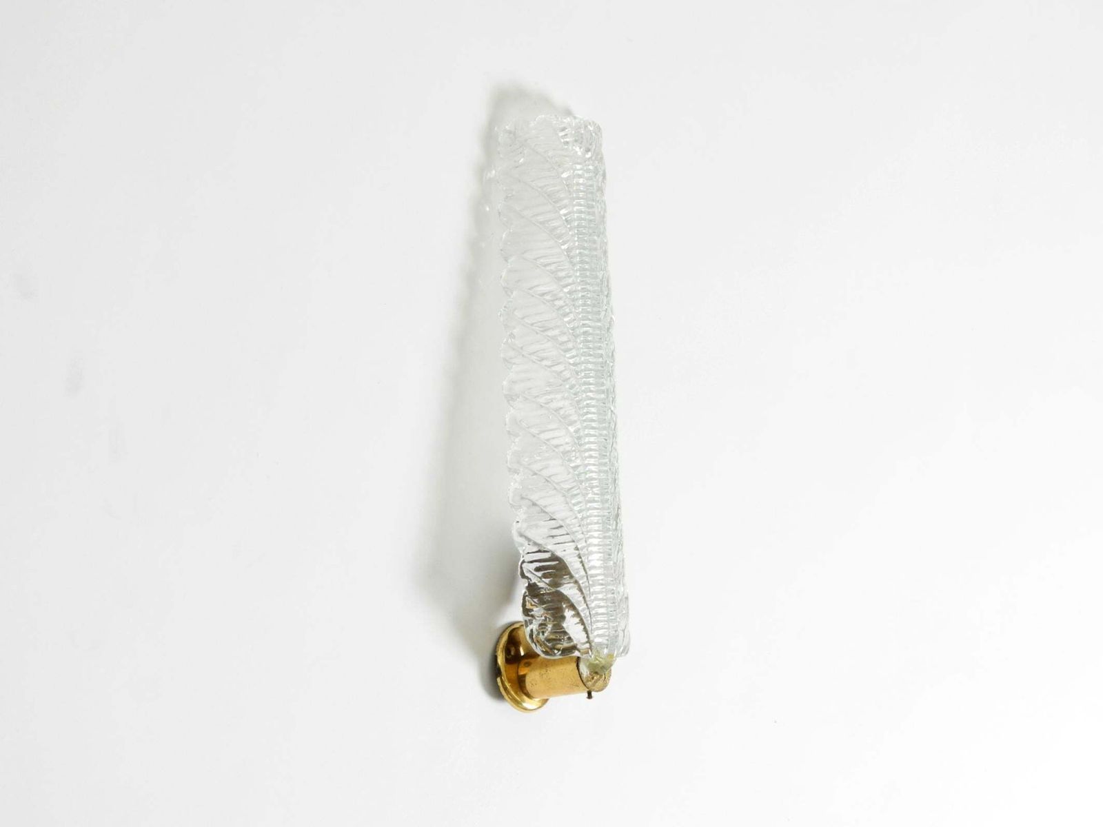 Original Mid Century Modern Italian Barovier & Toso Murano Glass Wall Lamp photo for sale