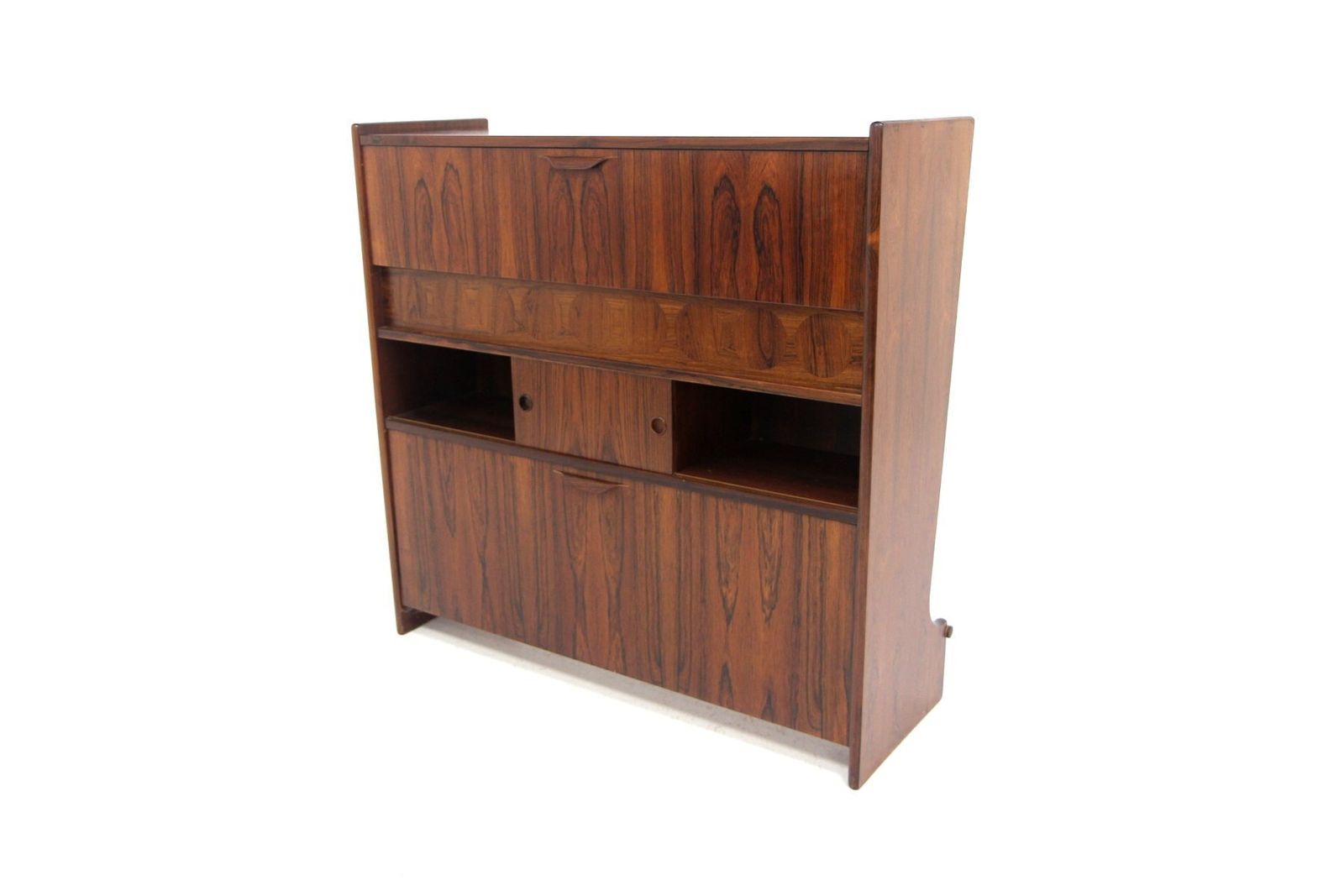 Bar Cabinet And Stools Sk 661 By Johannes Andersen, 1960, Set Of 3 photo 3903.0