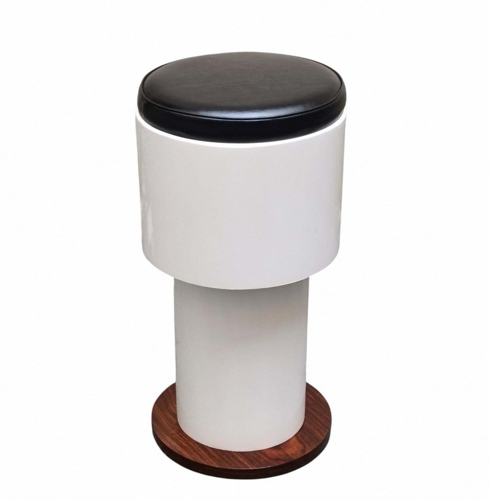 Gio Colombo White Bar Stool, Italy 1960s photo furniture