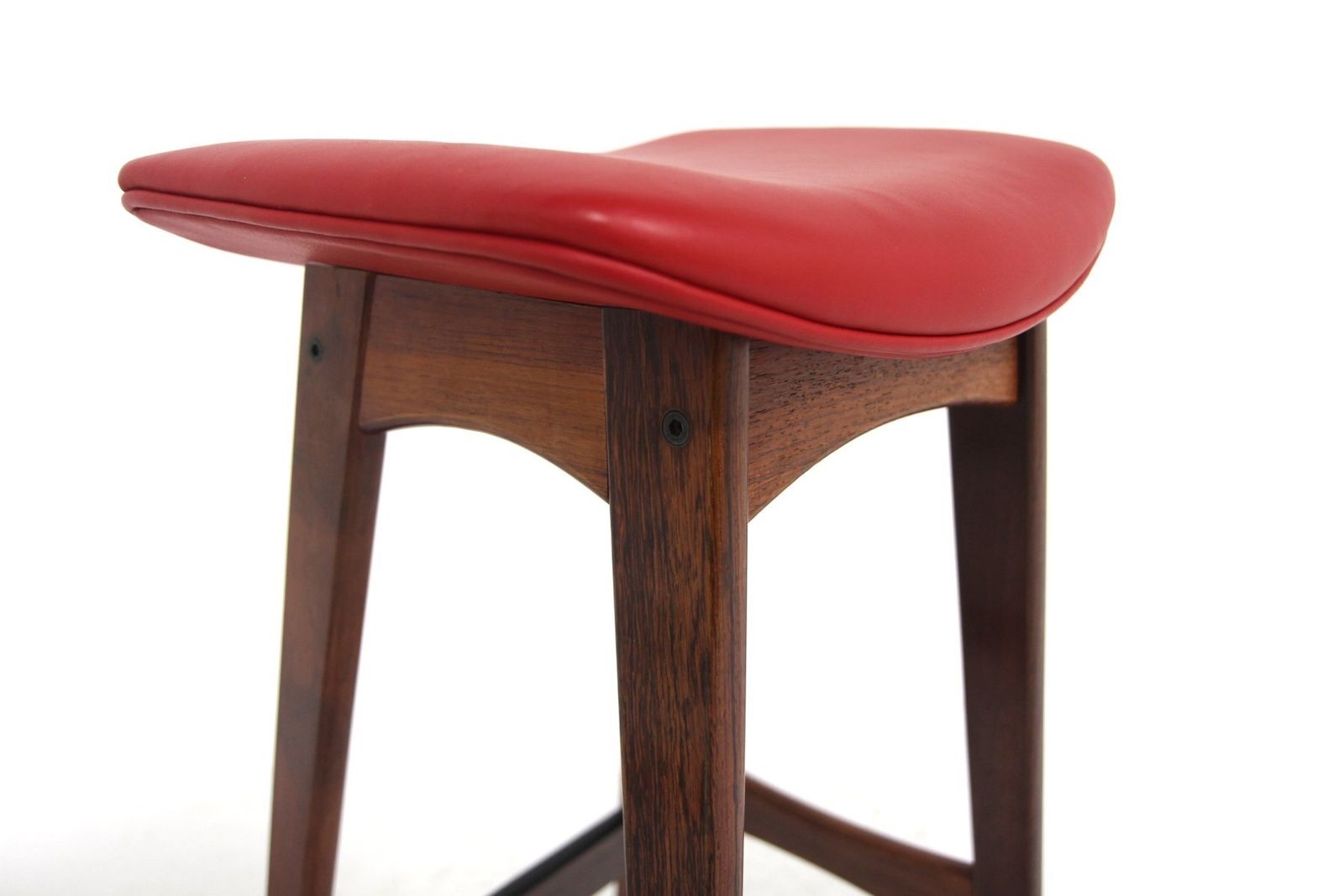 photo vintage Bar Cabinet And Stools Sk 661 By Johannes Andersen, 1960, Set Of 3