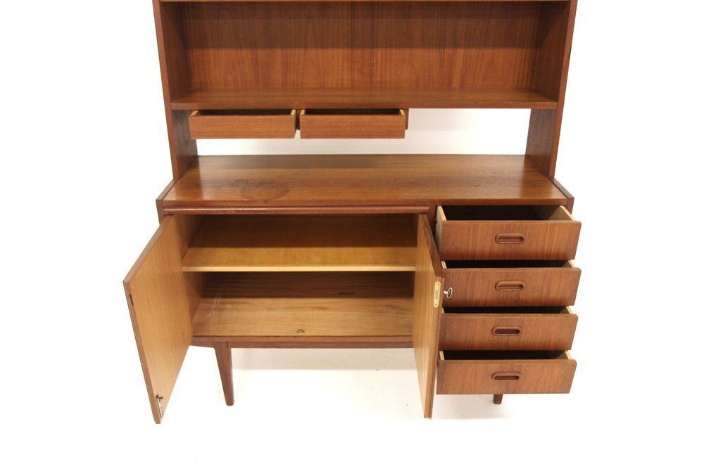 Teak Secretary Desk, Sweden, 1960s photo for sale