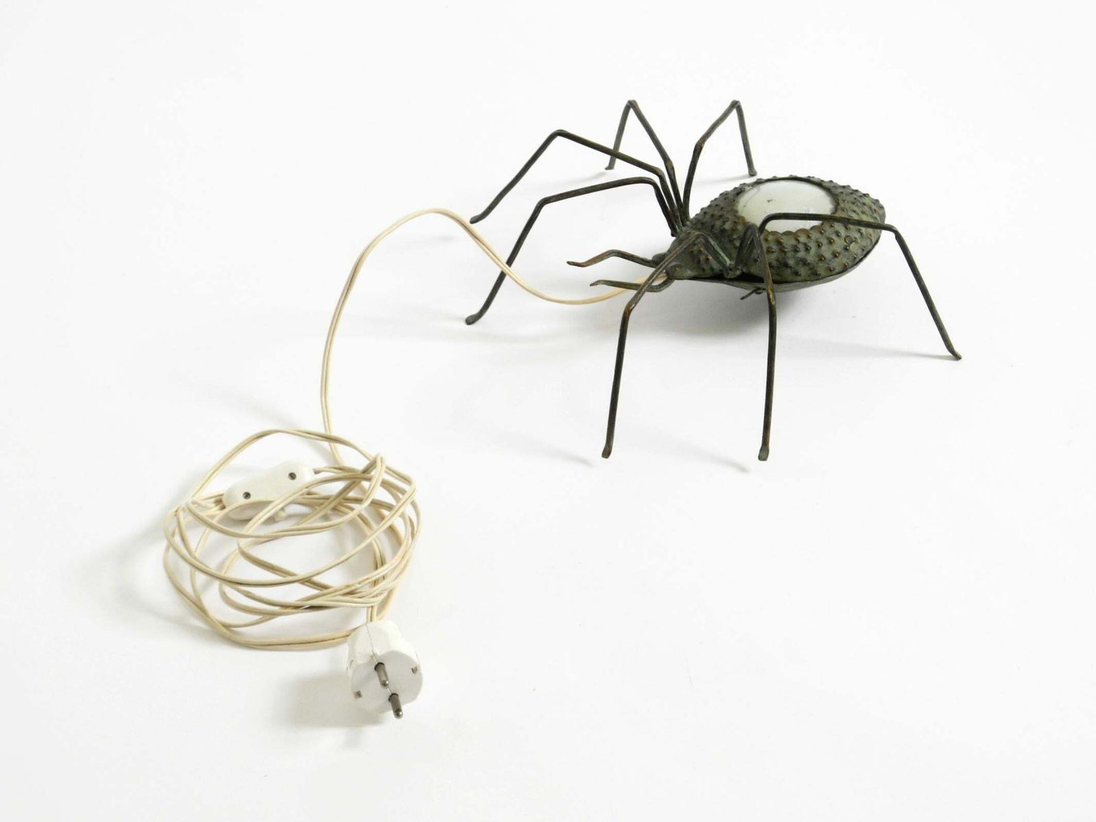 photo for sale Beautiful Italian Mid Century Modern "Spider" Wall Lamp Made Of Metal
