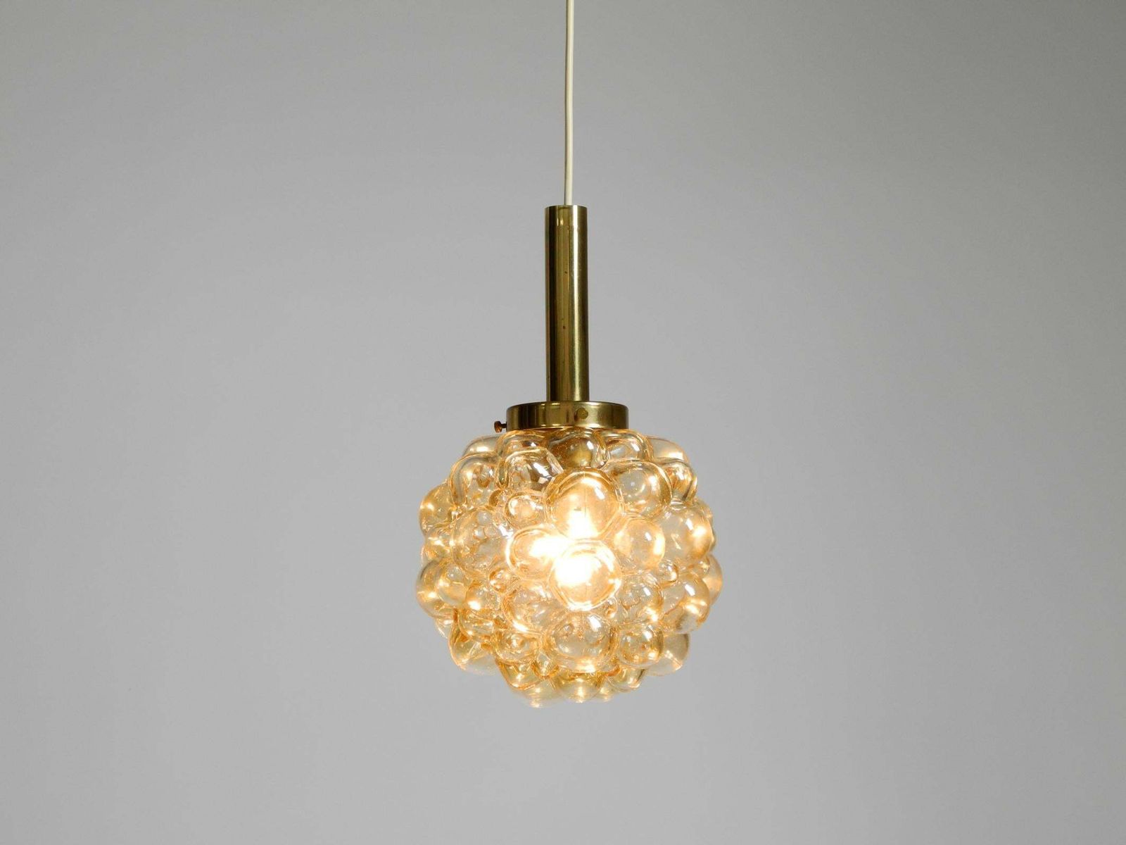 Original Glass Bubble Pendant Lamp From The 1960s  Manufactured By Limburg photo 665.0