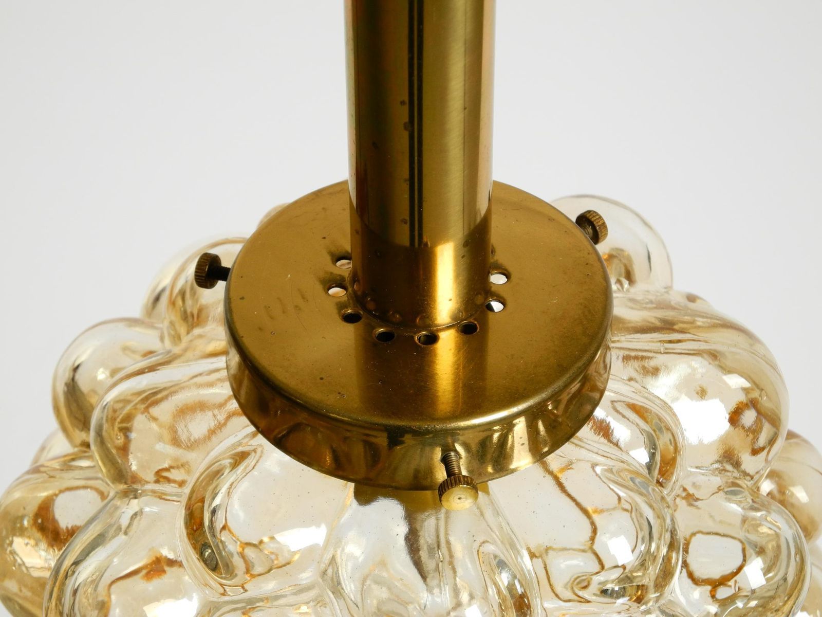 665.0 Original Glass Bubble Pendant Lamp From The 1960s  Manufactured By Limburg photo