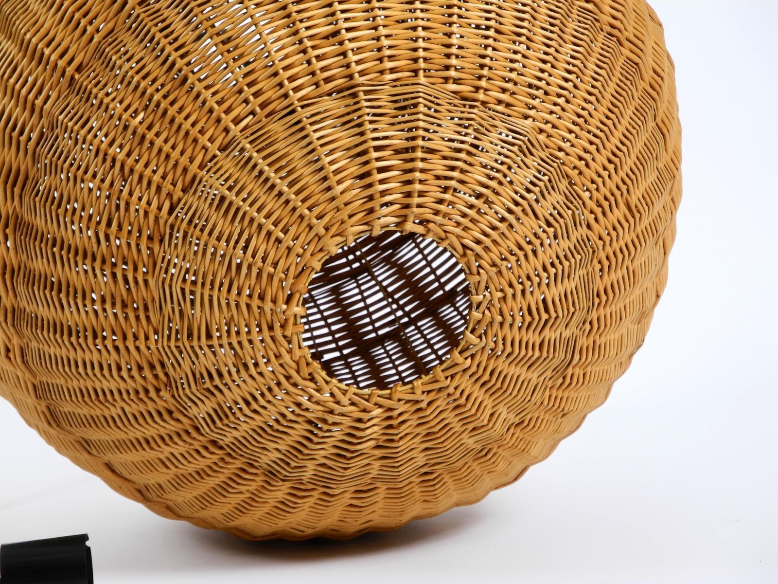 photo furniture Original Xxl Rattan Ball Pendant Lamp  Mid Century Modern  ø 66 Cm  26"