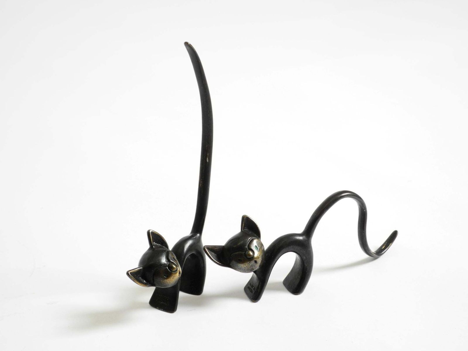 Two Mid Century Brass Cats As Ring Holders By Walter Bosse For Herta Baller photo furniture