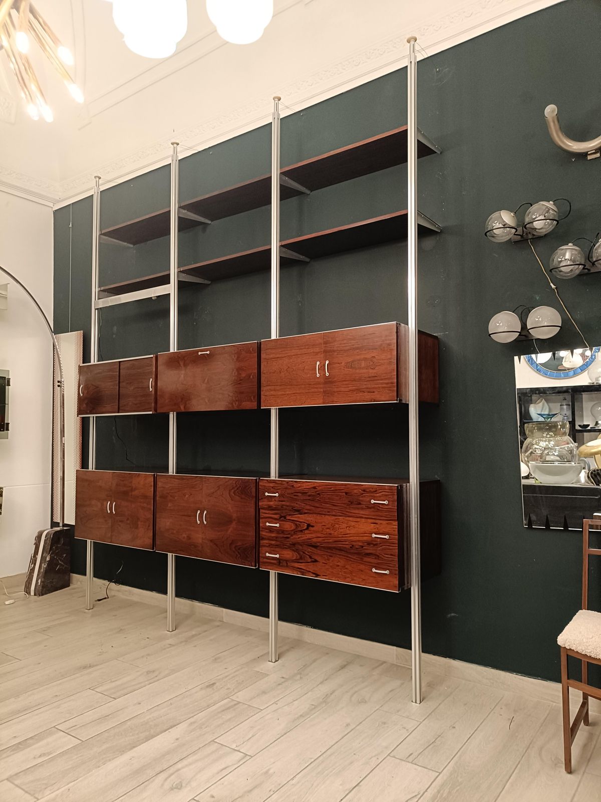 George Nelson Per Herman Miller Libreria "Css", Italia 1960s photo furniture
