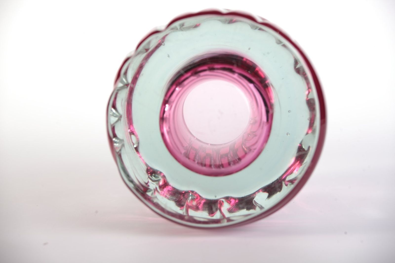 Pink Glass Or Object Vase By Frantisek Vizner, Czech, 1960s photo 173.0
