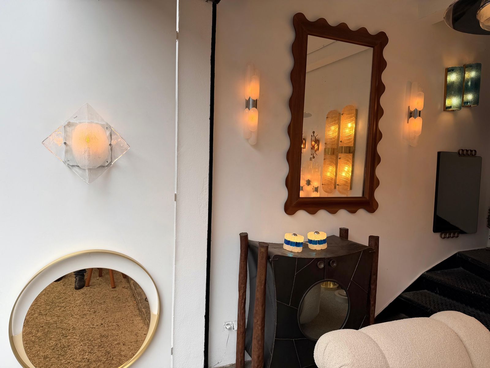 Sconce Lp253 Murano Glass By Carlo Nason For Mazzega, Italy, 1970s photo vinterior