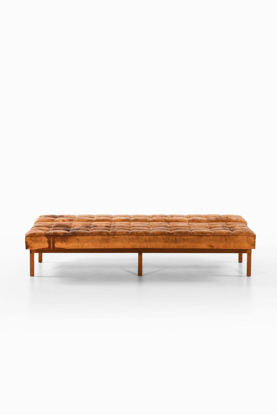 Sofa / Daybed Constanzebank In Teak, Steel And Leather By Johannes Spalt, 1960's photo 18957.0