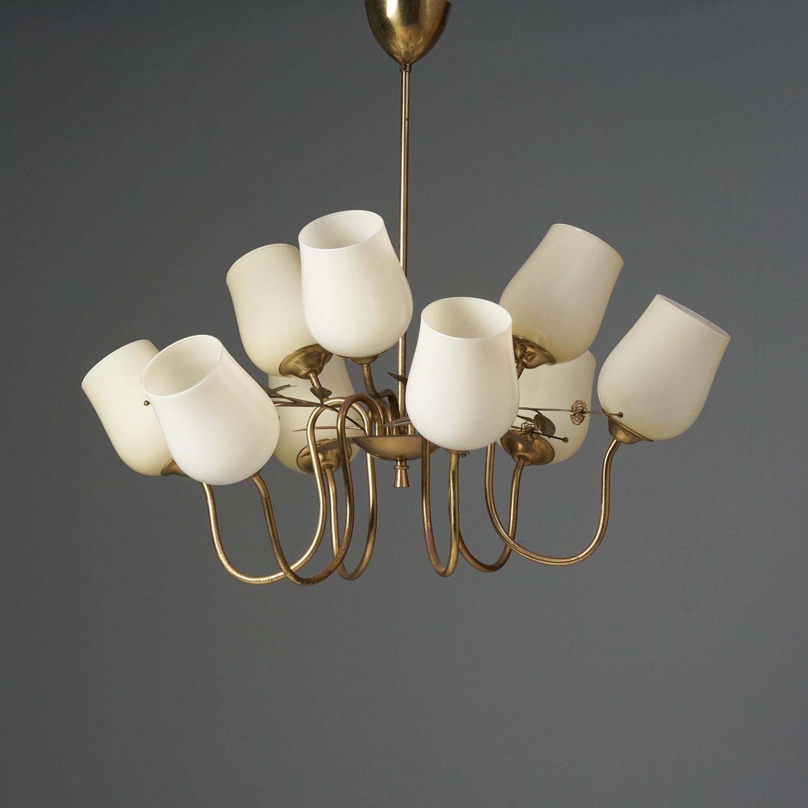 Rare And Large Model 85/9 Floral Chandelier, Itsu, 1950s photo furniture