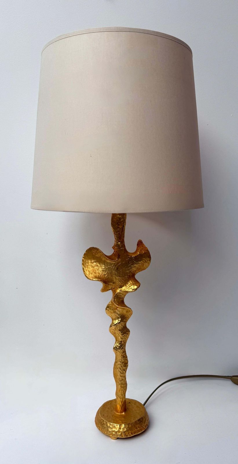 Pair Of Lamps Gilt Metal By Nicolas De Waël For Fondica, France, 2000s photo 5303.0