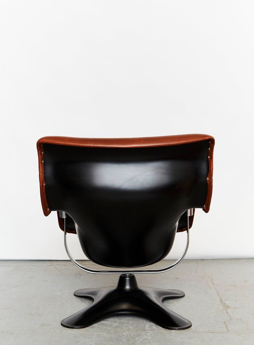 Furniture Set Of Carousel Chair & Ottoman By Yrjö Kukkapuro For Haimi, 1965 photo