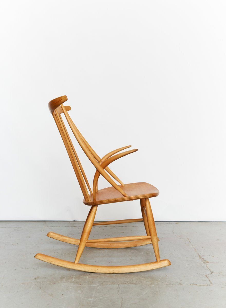 Iw3 Swing Chair By Illum Wikkelsø For Niels Eilersen, 1960s photo Furniture