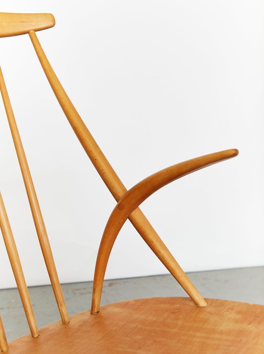 Iw3 Swing Chair By Illum Wikkelsø For Niels Eilersen, 1960s photo vintage