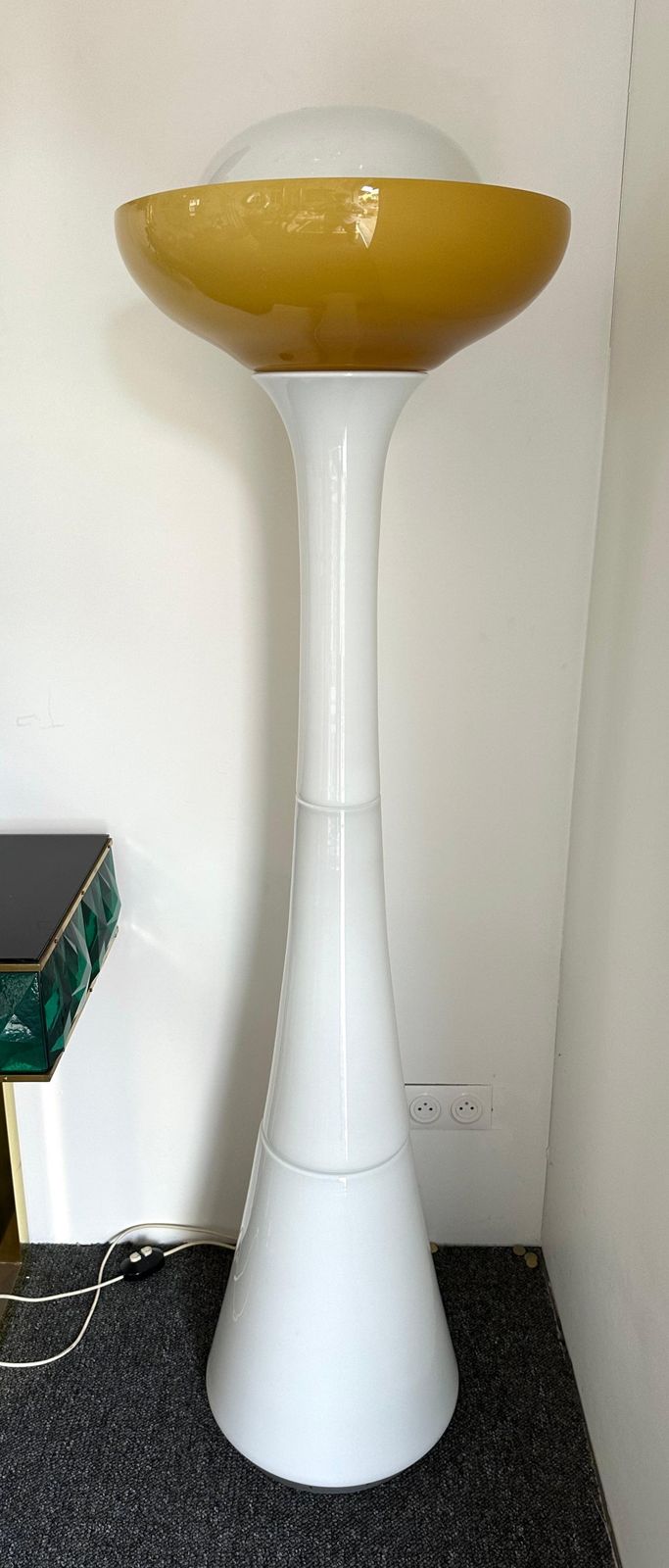 Floor Lamp Murano Glass By Carlo Nason For Selenova,  Italy, 1970s photo vinterior